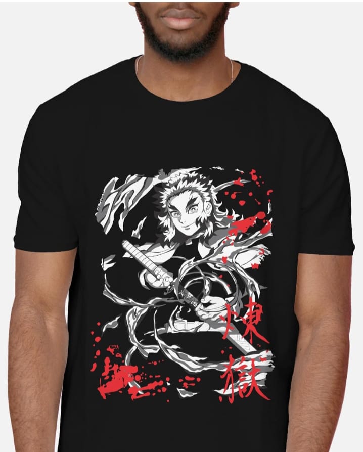 Rengoku print tshirt by macbre