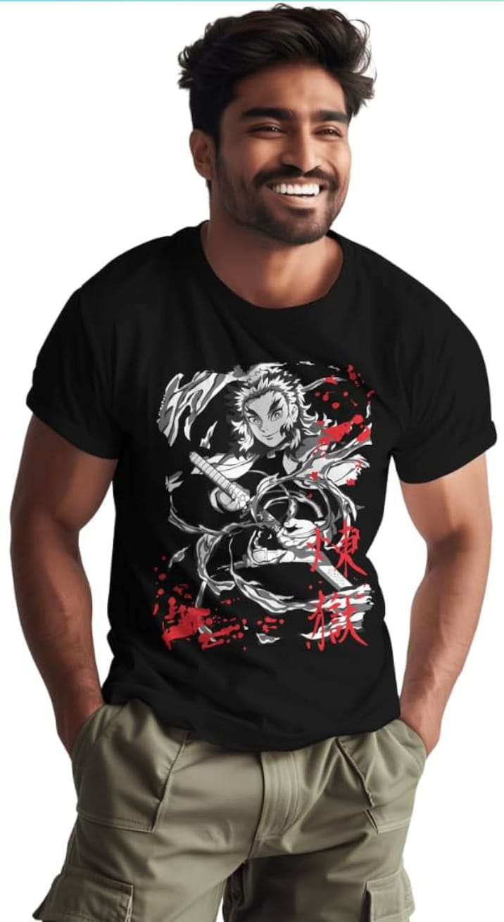 Rengoku print tshirt by macbre